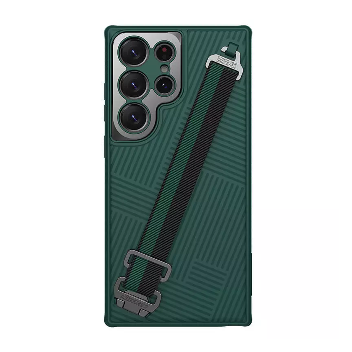قاب گوشی Galaxy S23 Ultra نیلکین مدل Strap -سبز