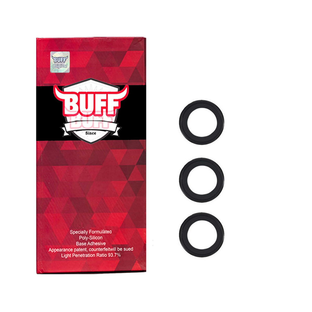 محافظ لنز دوربین گوشی موبایل سامسونگ Galaxy S23/ s23 plus  بوف مدل HD-ColorLenz-مشکی