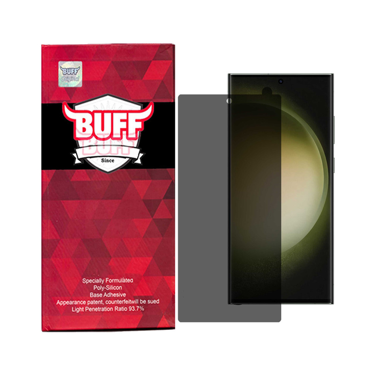 گلس گوشی سامسونگ Galaxy S23 Ultra/ s22 ultra بوف حریم شخصی مدل Silicone-Privacy