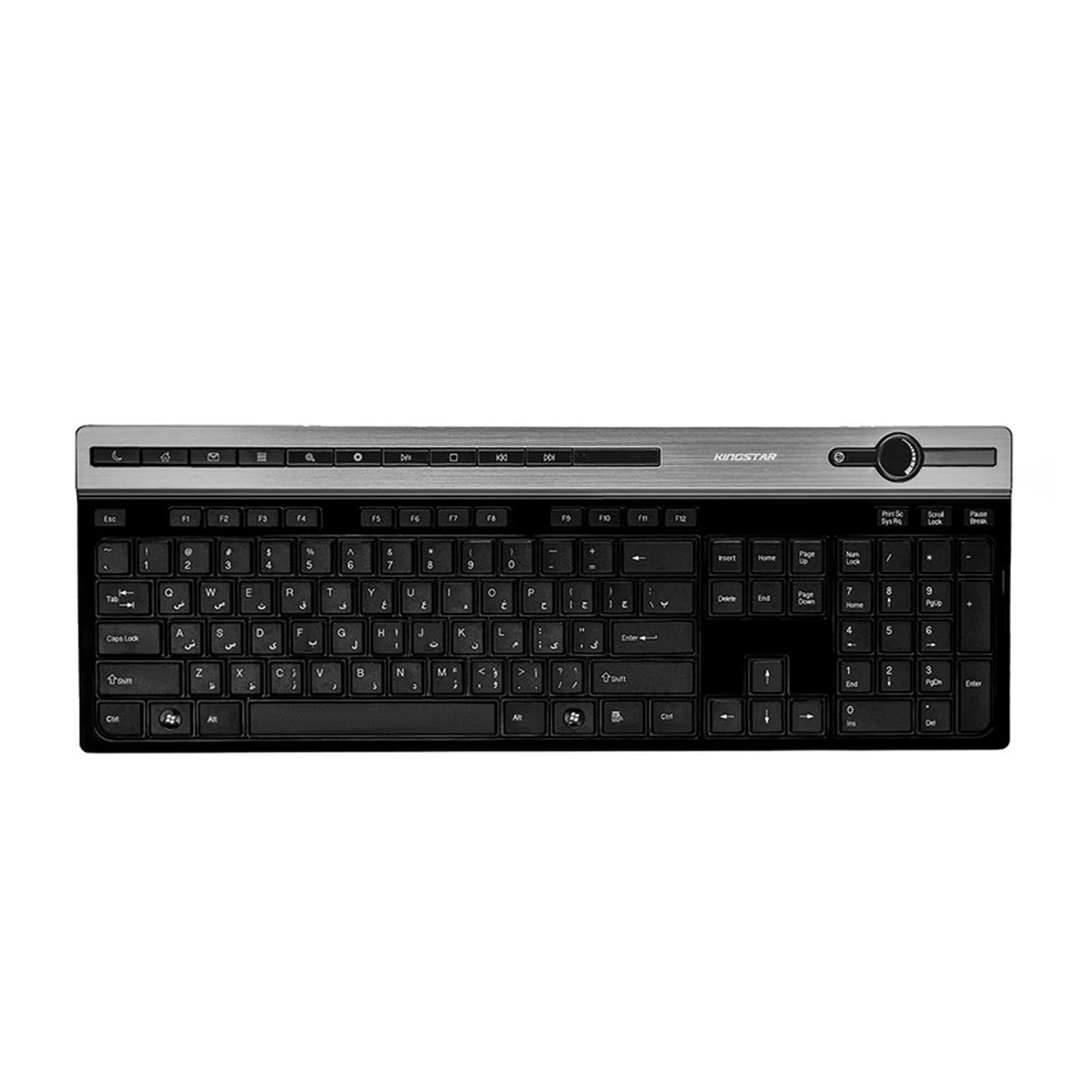 کیبورد بی سیم کینگ استار مدل KB92W کیبورد بی سیم کینگ استار مدل KB92W