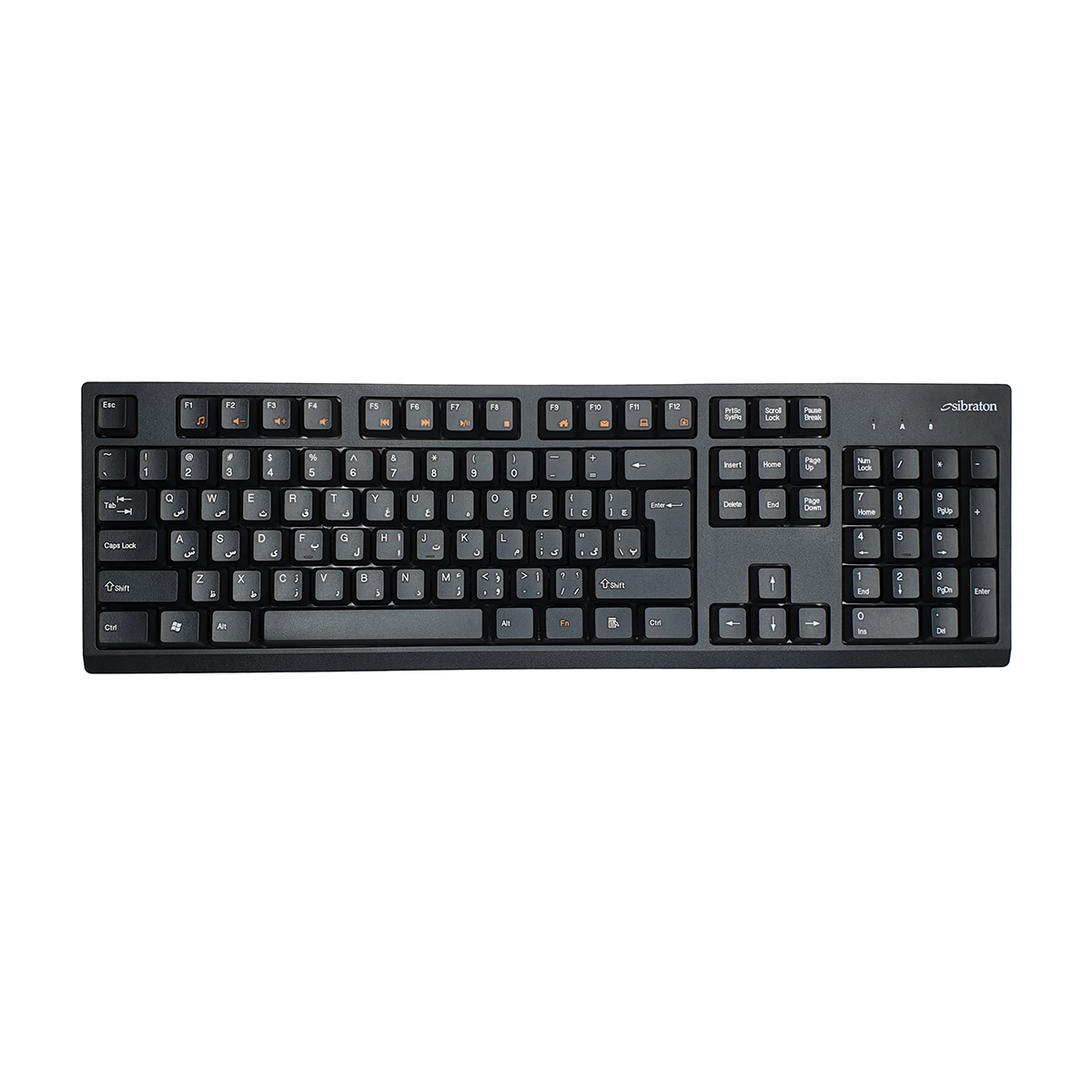 کیبورد بی سیم سیبراتون مدل SKB557W