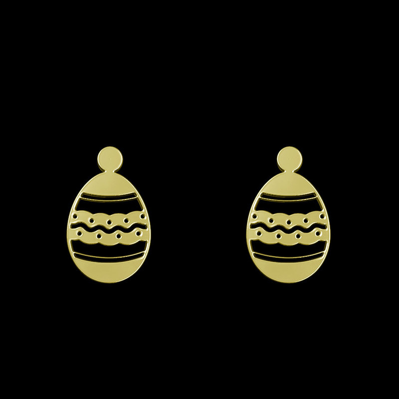 گوشواره طلا 18 عیار زنانه مدوپد مدل تخم مرغ کد GA1-10452 گوشواره طلا 18 عیار زنانه مدوپد مدل تخم مرغ کد GA1-10452