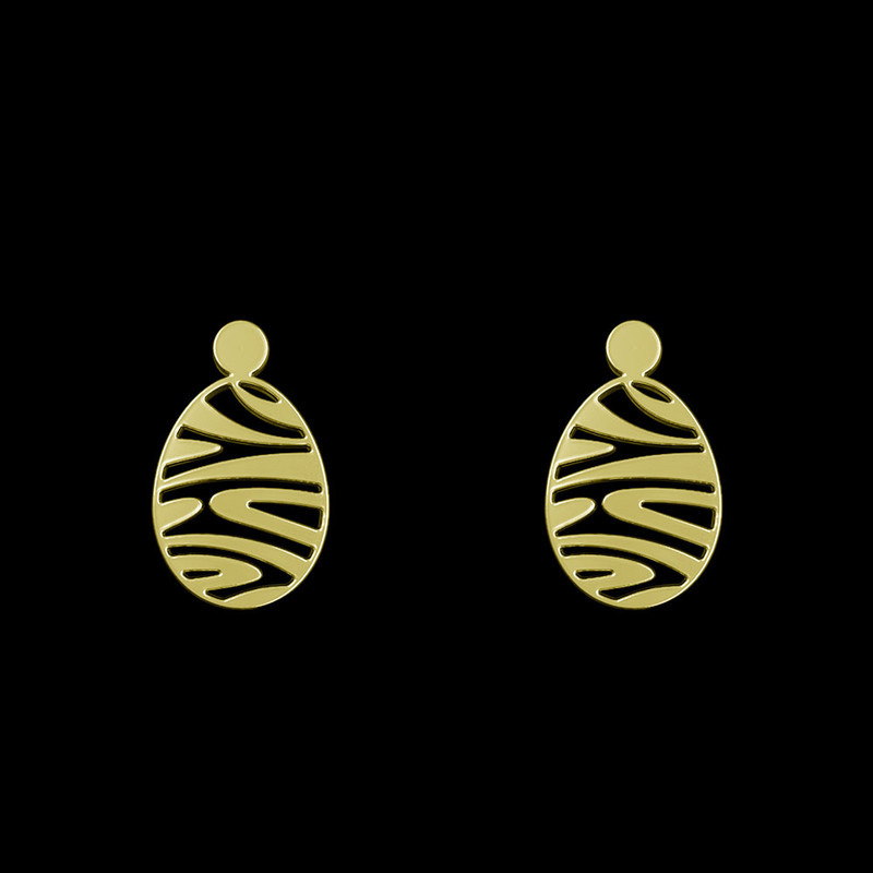 گوشواره طلا 18 عیار زنانه مدوپد مدل تخم مرغ کد GA1-10469 گوشواره طلا 18 عیار زنانه مدوپد مدل تخم مرغ کد GA1-10469