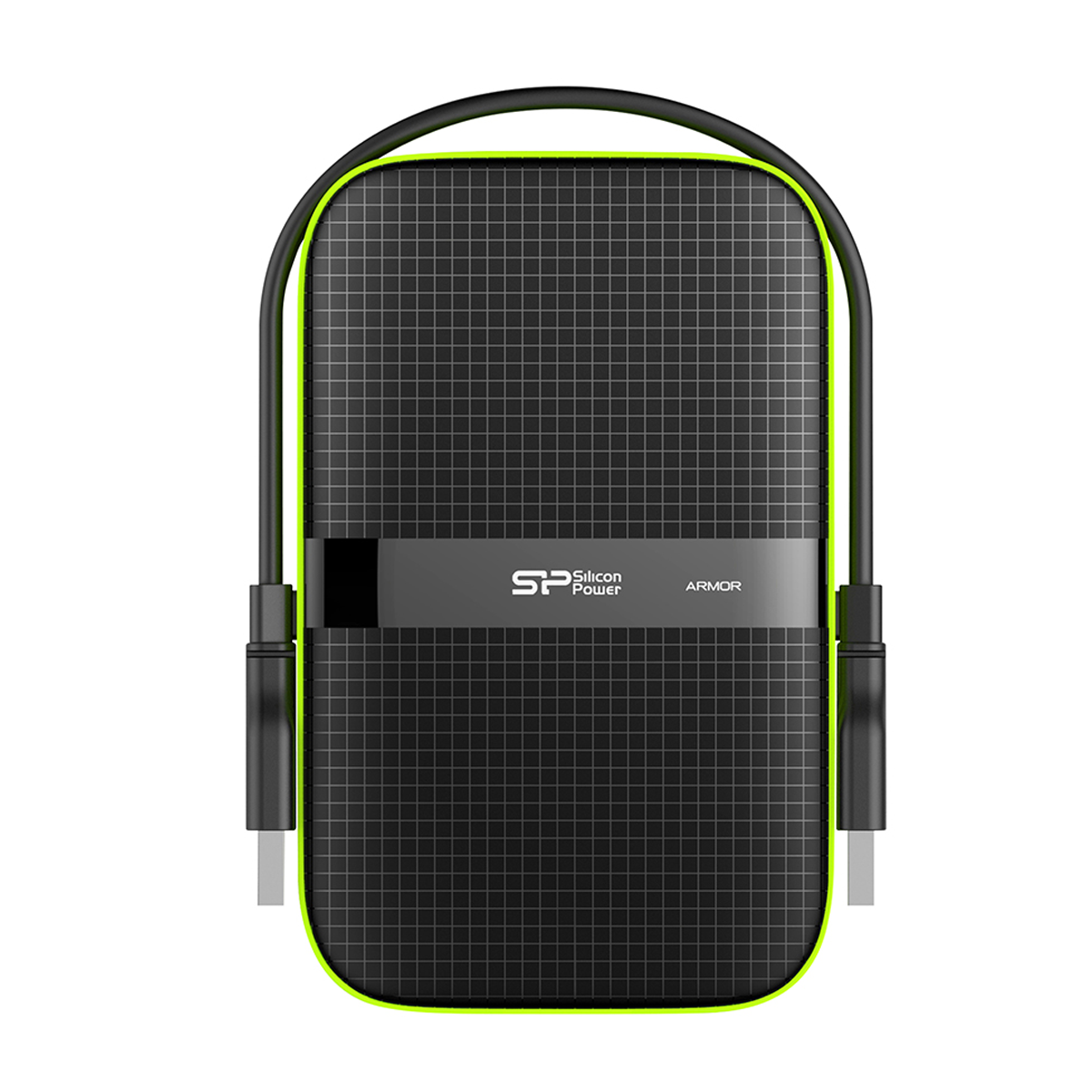 هارد اکسترنال سیلیکون پاور مدل Armor A60 ظرفیت 4 ترابایت-مشکی سبز