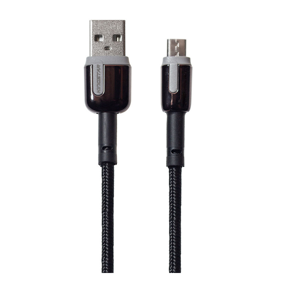 کابل میکرو یو اس بی کینگ استار مدل K42A طول 1 متر-مشکی نارنجی 