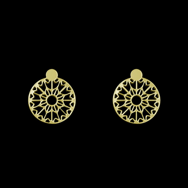 گوشواره طلا 18 عیار زنانه مدوپد مدل هندسی کد GA1-13561 گوشواره طلا 18 عیار زنانه مدوپد مدل هندسی کد GA1-13561