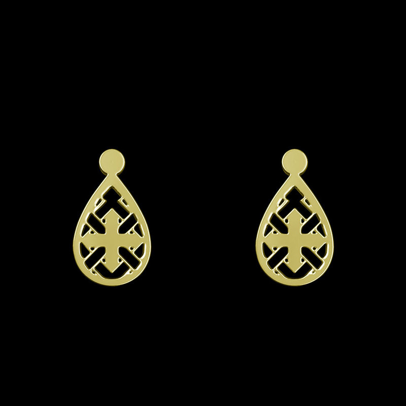 گوشواره طلا 18 عیار زنانه مدوپد مدل هندسی کد GA1-13883 گوشواره طلا 18 عیار زنانه مدوپد مدل هندسی کد GA1-13883