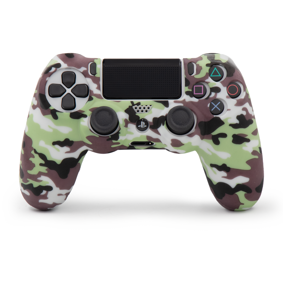 روکش دسته پلی استیشن 4 مدل چریکی سبز 3 روکش دسته پلی استیشن 4 مدل چریکی سبز 3