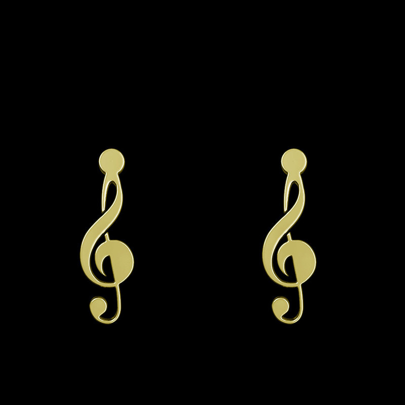 گوشواره طلا 18 عیار زنانه مدوپد مدل نت کد GA1-14546