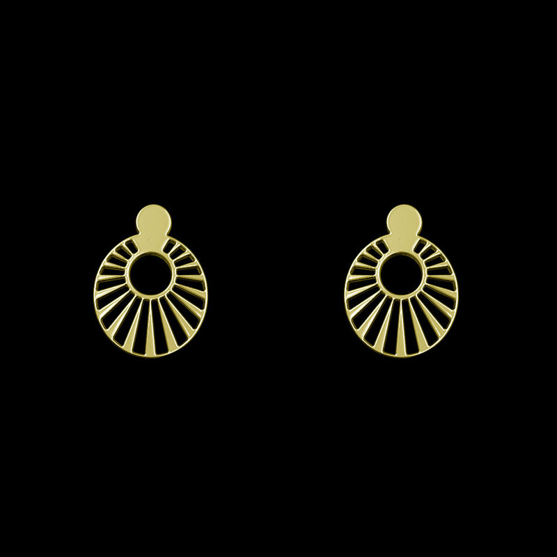 گوشواره طلا 18 عیار زنانه مدوپد مدل هندسی کد GA1-14840 گوشواره طلا 18 عیار زنانه مدوپد مدل هندسی کد GA1-14840