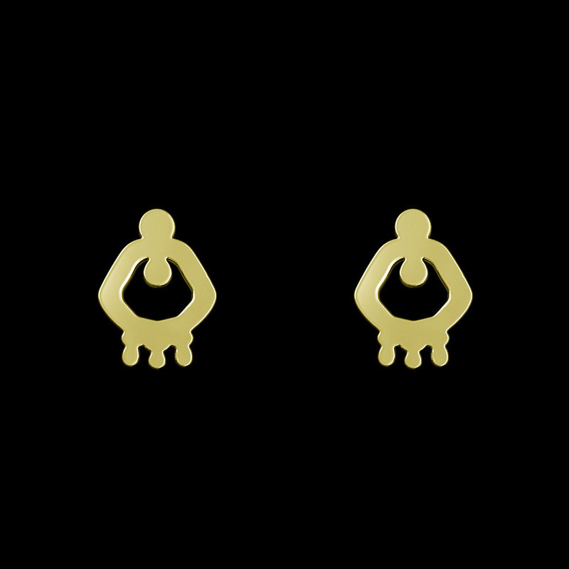 گوشواره طلا 18 عیار زنانه مدوپد مدل هندسی کد GA1-14877 گوشواره طلا 18 عیار زنانه مدوپد مدل هندسی کد GA1-14877