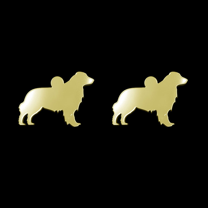 گوشواره طلا 18 عیار زنانه مدوپد مدل سگ کد GA1-16402