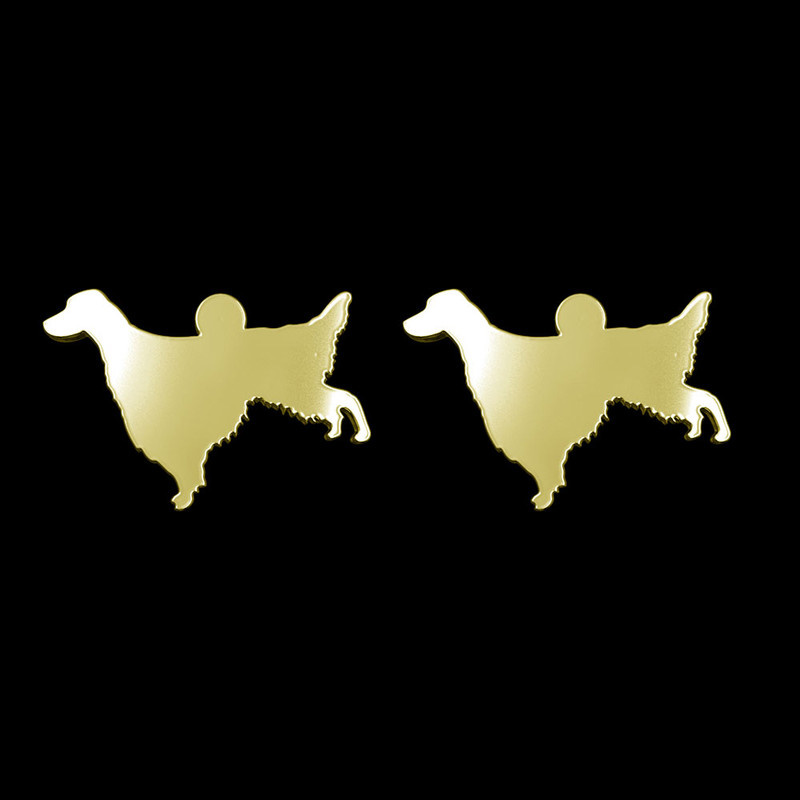 گوشواره طلا 18 عیار زنانه مدوپد مدل سگ کد GA1-16470