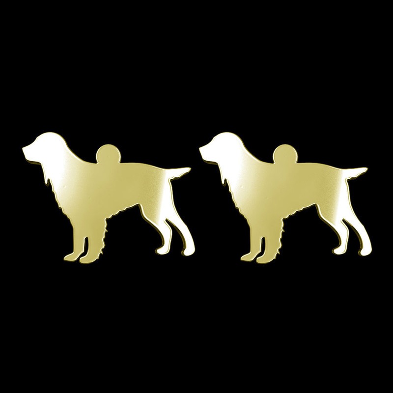 گوشواره طلا 18 عیار زنانه مدوپد مدل سگ کد GA1-16473