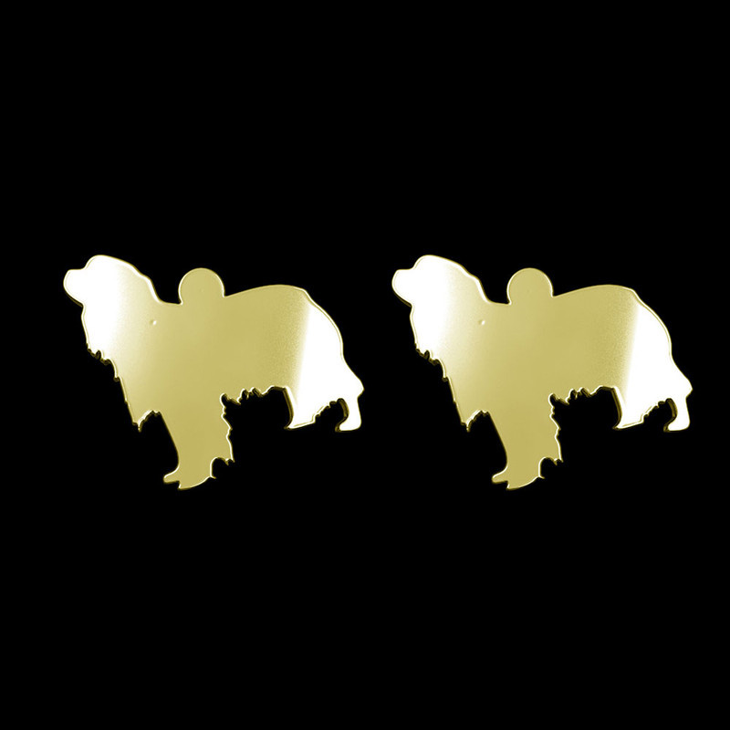 گوشواره طلا 18 عیار زنانه مدوپد مدل سگ کد GA1-16511