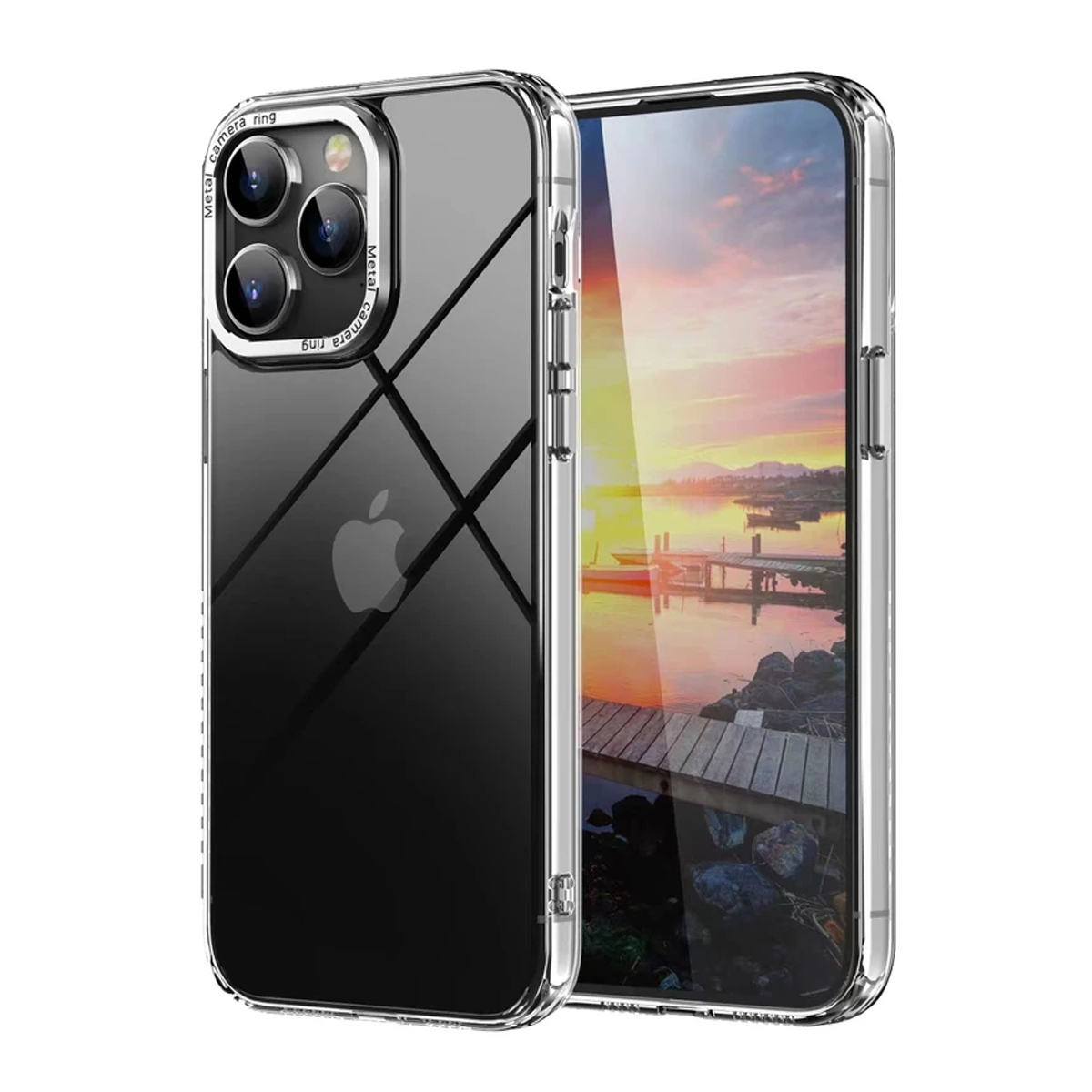 کاور گوشی اپل آیفون 14 پرو آها استایل مدل PC06-B-N-آبی