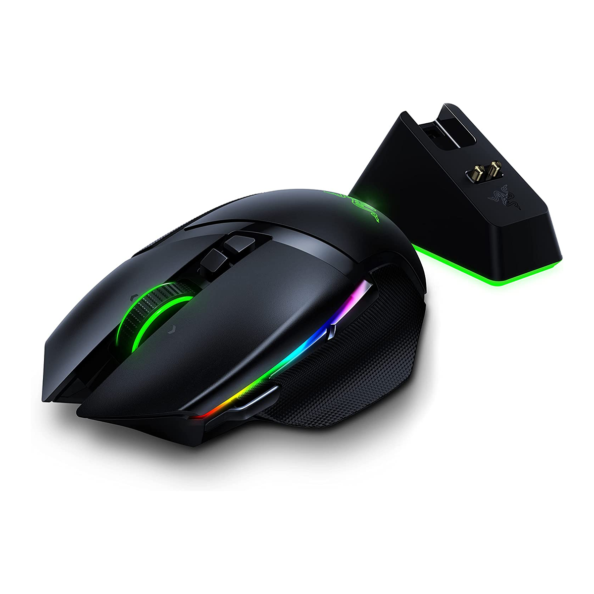 ماوس گیمینگ ریزر مدل Basilisk Ultimate به همراه داک شارژر