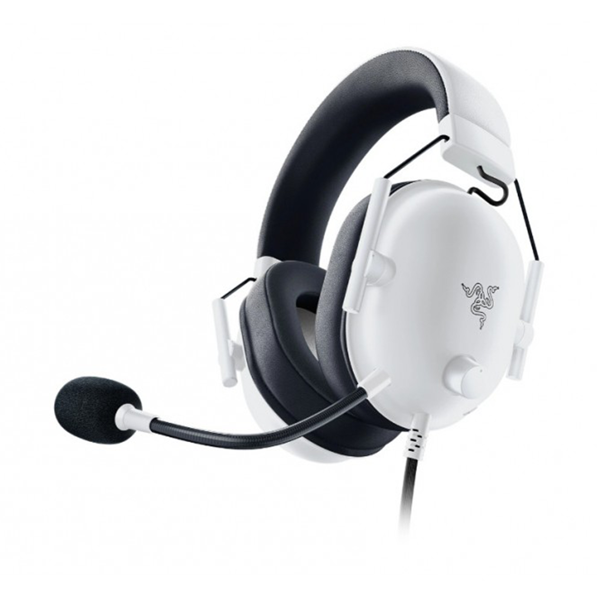 هدفون با سیم گیمینگ ریزر مدل BlackShark V2 X-سفید