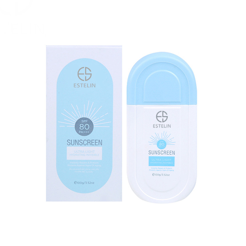کرم ضد آفتاب بیرنگ استلین، 80 SPF، مدل ultra،  مناسب انواع پوست با حجم 100 میلی لیتر، محافظتکننده در برابر اشعههای UVA و UVB، مرطوبکننده، فاقد پارابن، PA+++، ضد پیری، دارای فرمولاسیون فاقد چربی، با ماندگاری 3 ساعته