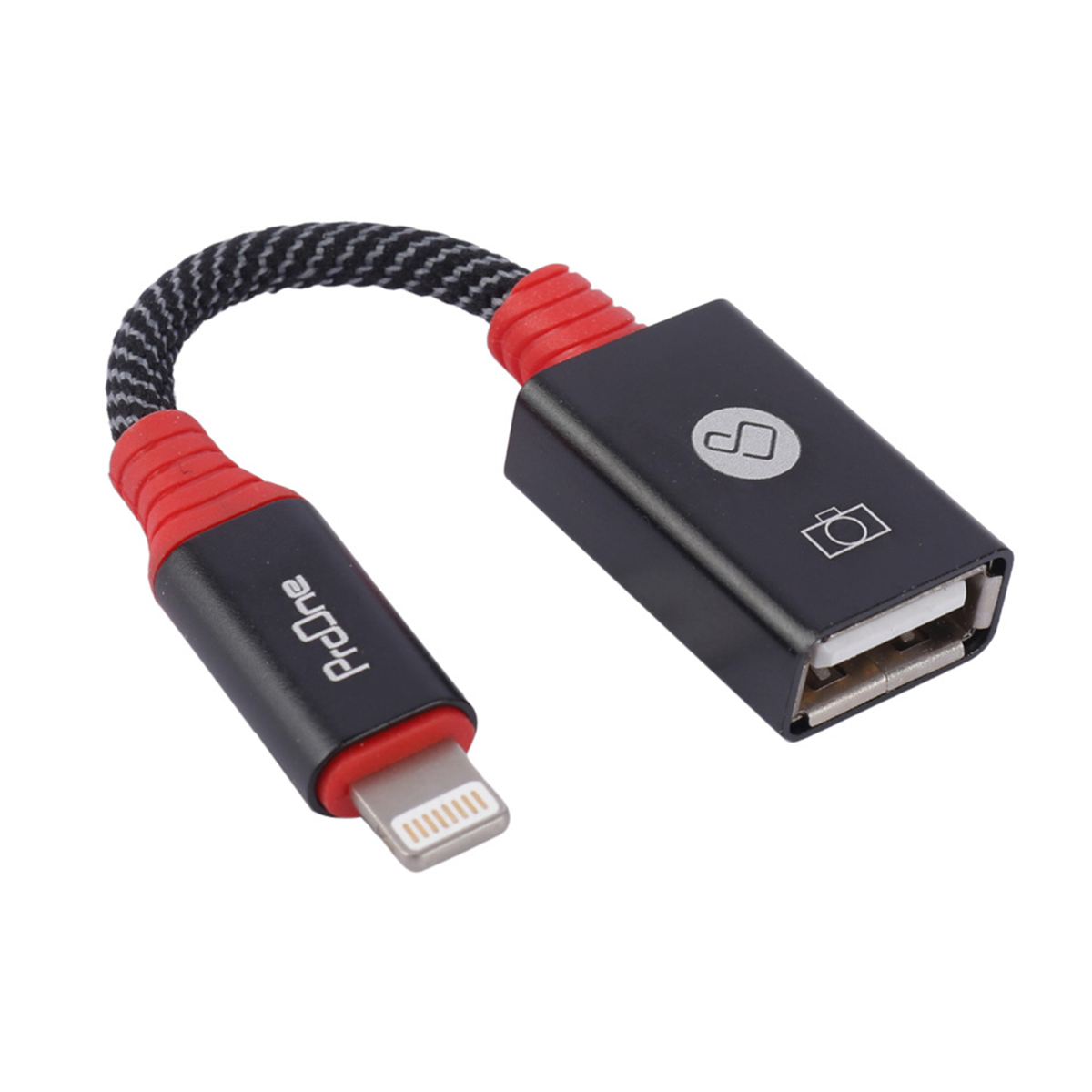 مبدل OTG به لایتنینگ پرووان مدل PCO06  -مشکی