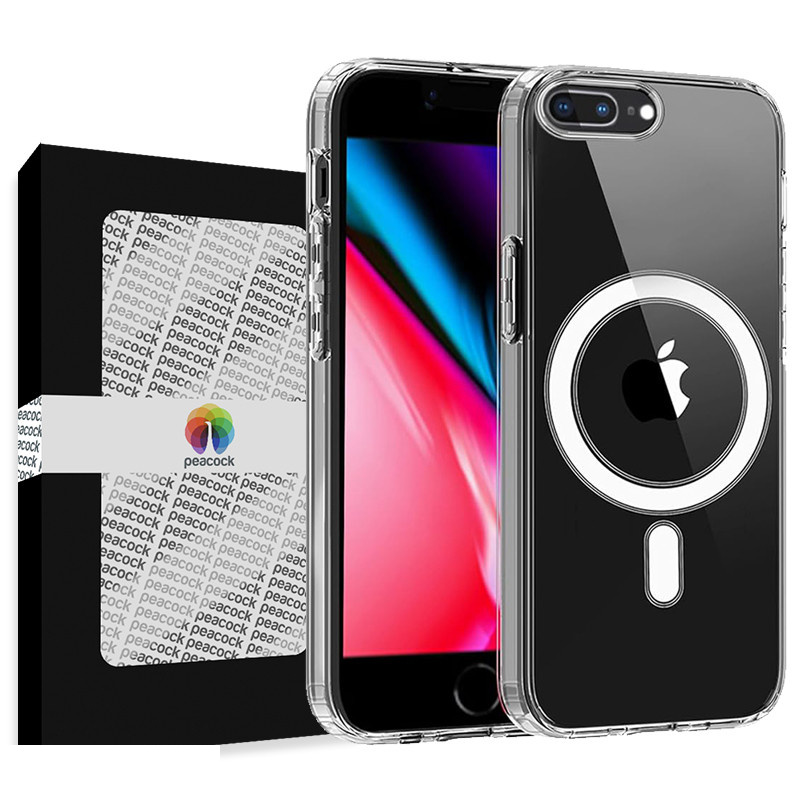کاور گوشی موبایل اپل iPhone 7 Plus/8 Plus پیکوک مدل Clear Magsafe