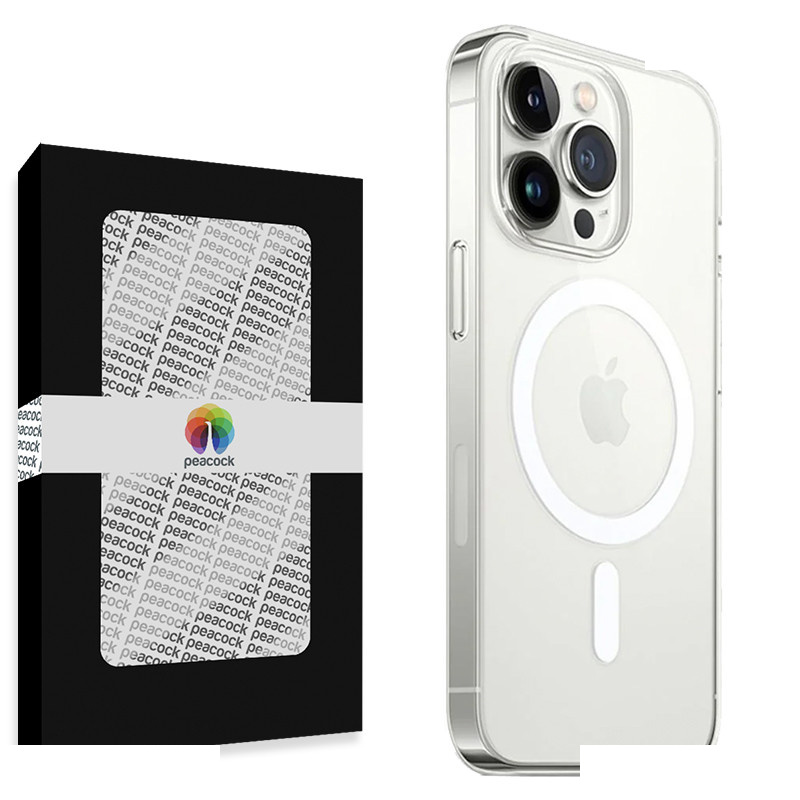 کاور گوشی موبایل اپل iPhone 13 Pro پیکوک مدل Clear Magsafe