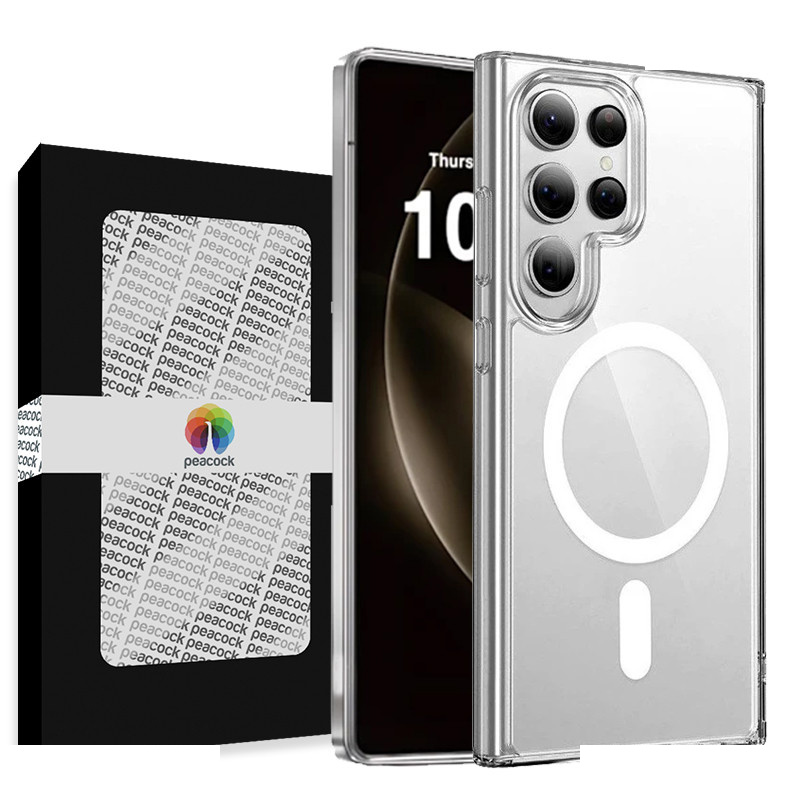 کاور گوشی موبایل سامسونگ Galaxy S24 Ultra پیکوک مدل Clear Magsafe