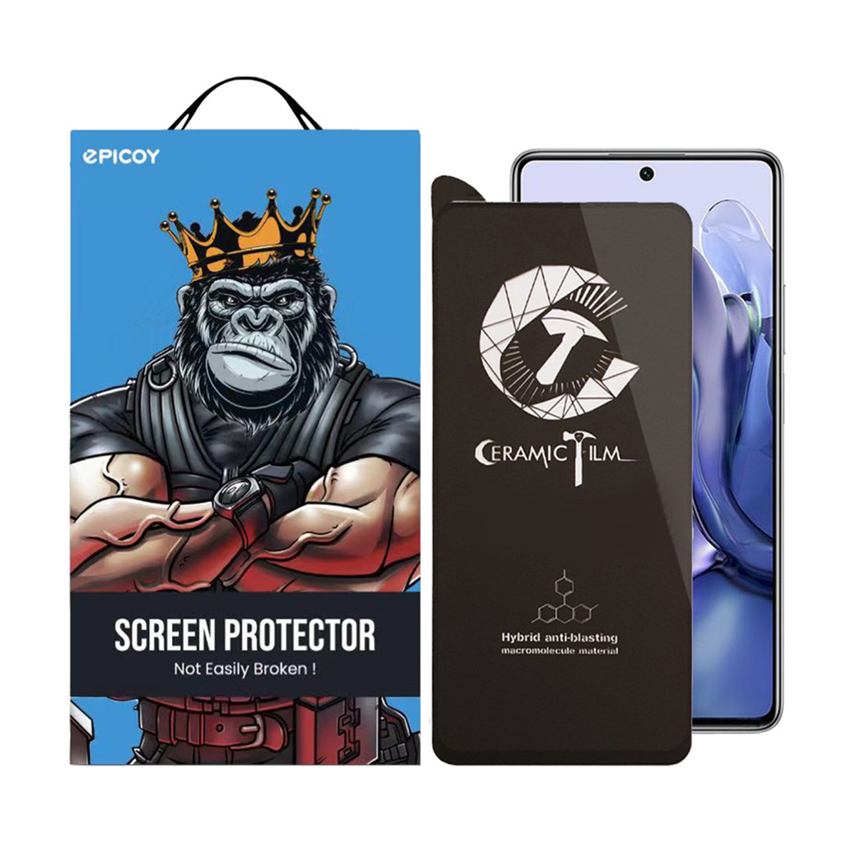 گلس گوشی شیائومی 11T /11T Pro اپیکوی مدل CR7  -مشکی