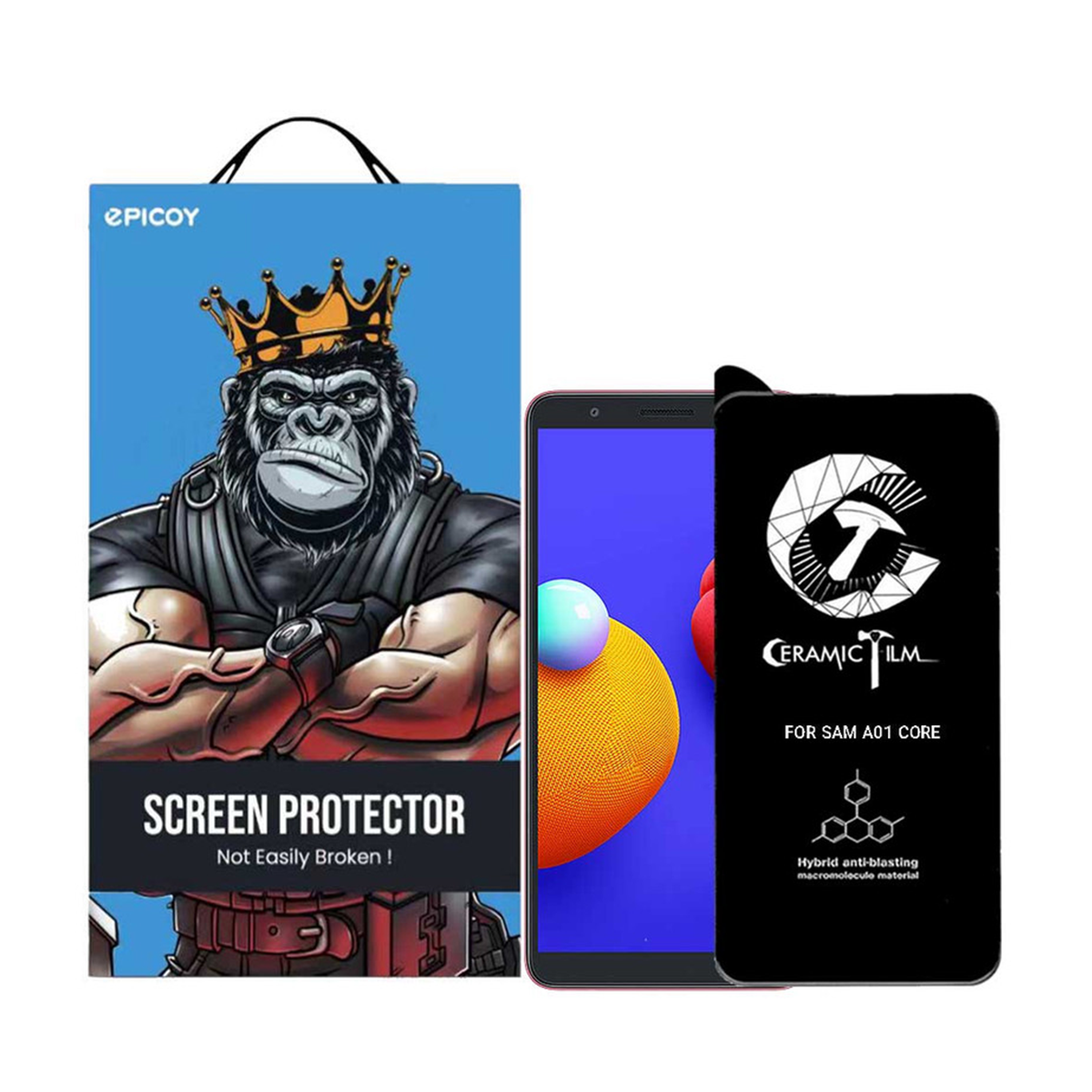 گلس گوشی سامسونگ گلکسی A01 Core اپیکوی مدل CR7