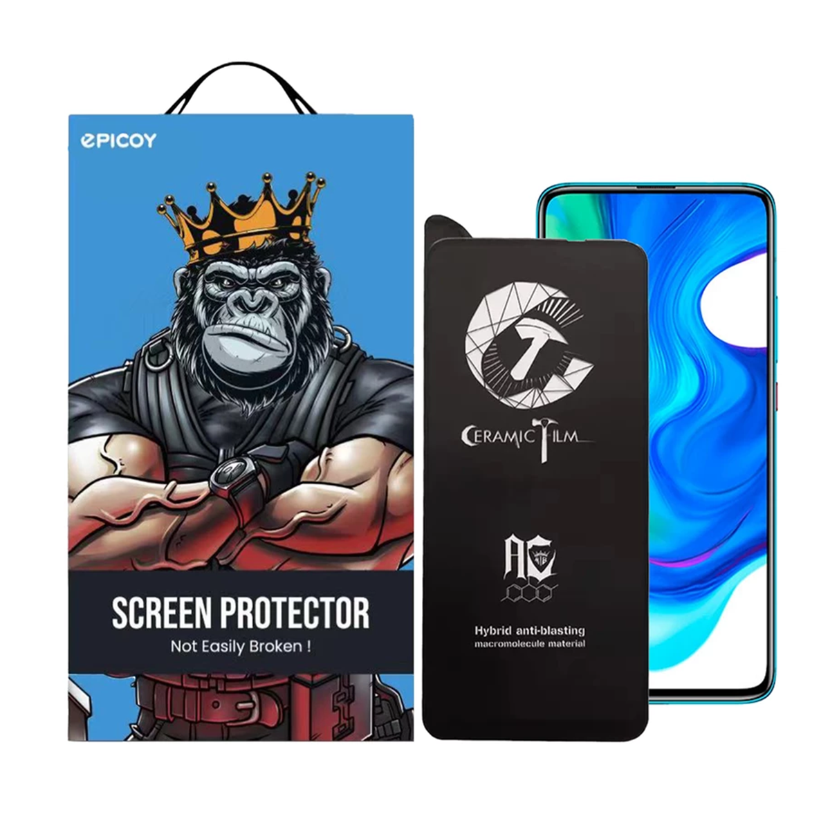 گلس گوشی شیائومی Poco F2 Pro /Redmi K30 Ultra /K30 Pro /K30 اپیکوی مدل CR7 