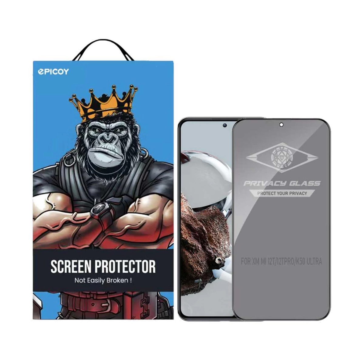 گلس گوشی شیائومی Mi 12T/Mi 12T Pro /Redmi K50 Ultra اپیکوی مدل Private 