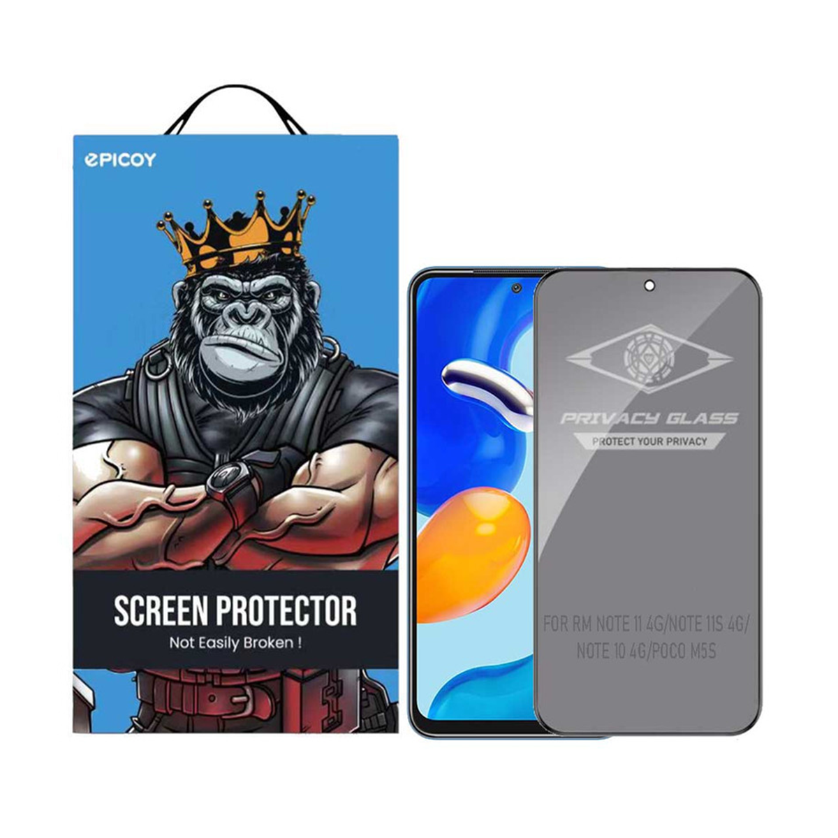 گلس گوشی شیائومی Redmi Note 11 4G /Note 11s 4G /Note 10 4G /Poco M5s اپیکوی مدل Pte   