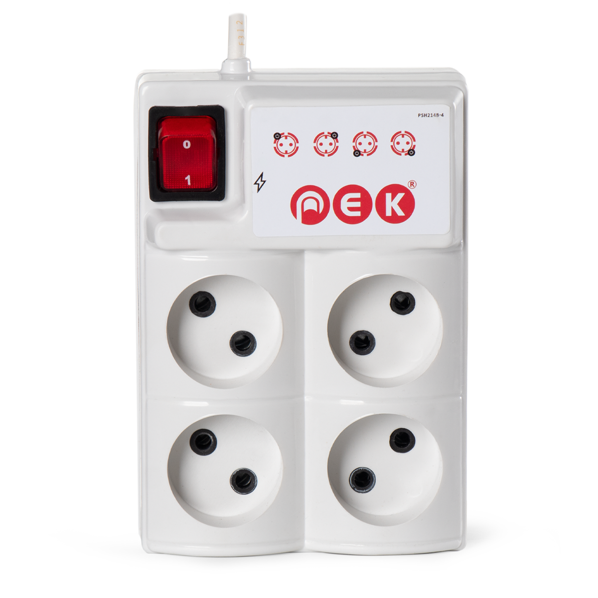 چند راهی برق هوشمند پک مدل PSH214-4 چند راهی برق هوشمند پک مدل PSH214-4