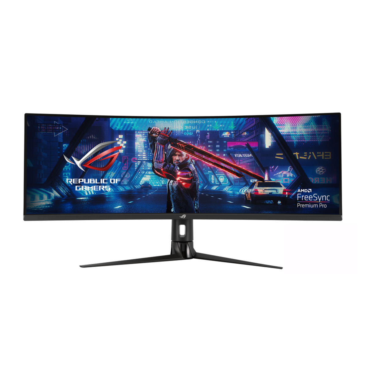 مانیتور گیمینگ ایسوس مدل XG49VQ سایز 49 اینچ-مشکی