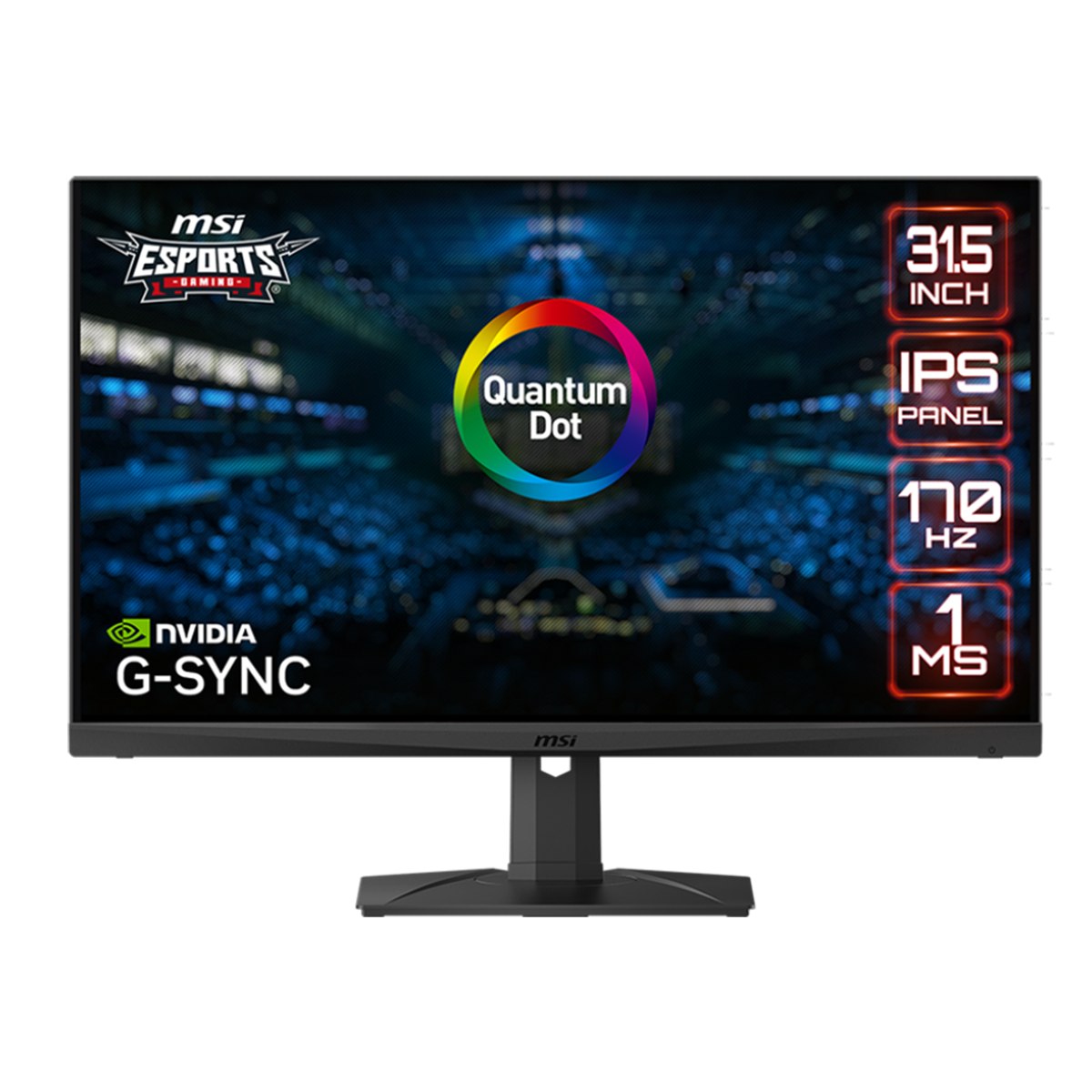 مانیتور گیمینگ ام اس آی مدل Optix MAG321QR-QD سایز 31.5 اینچ