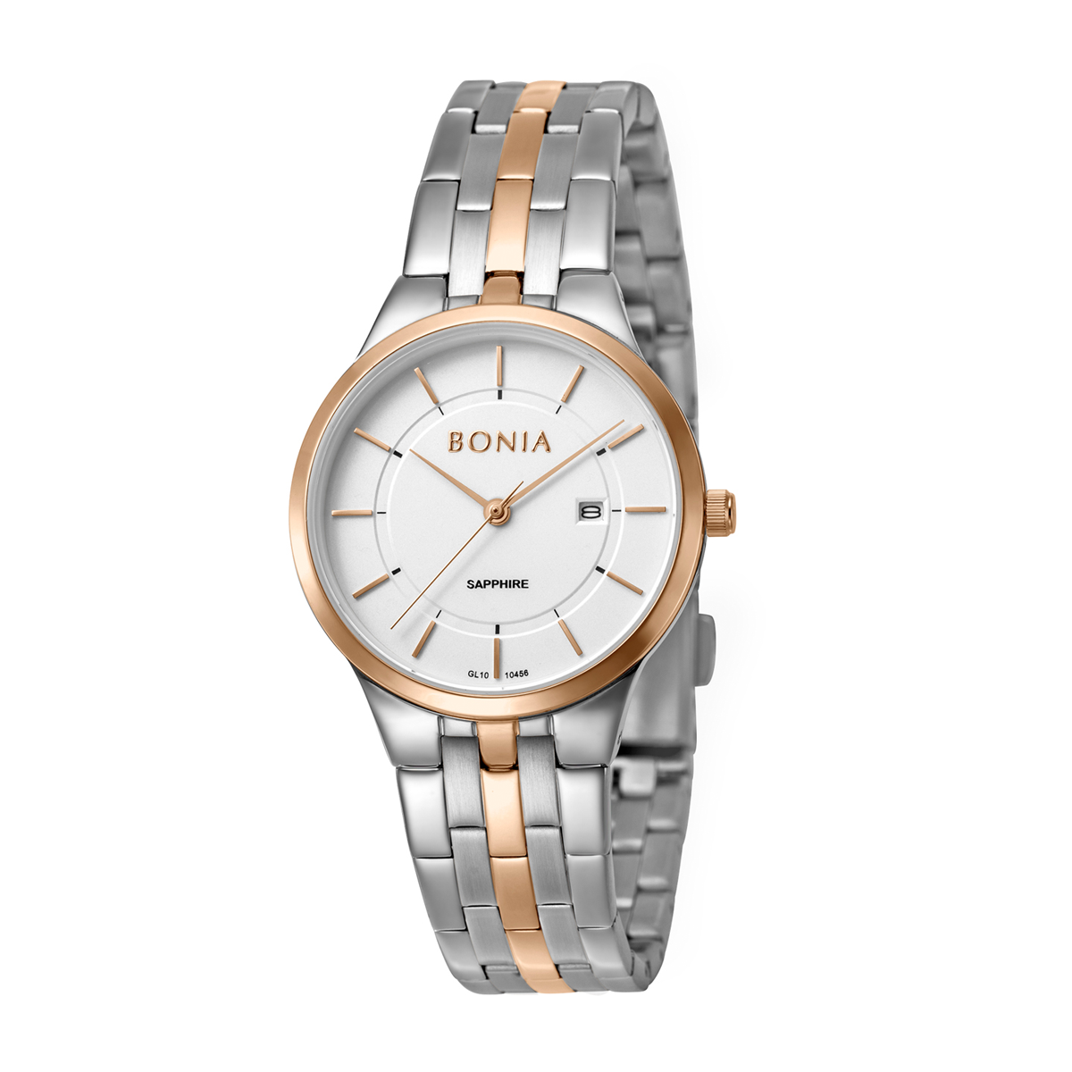 ساعت عقربه ای بونیا زنانه مدل BNB10456-2612-رز گلد