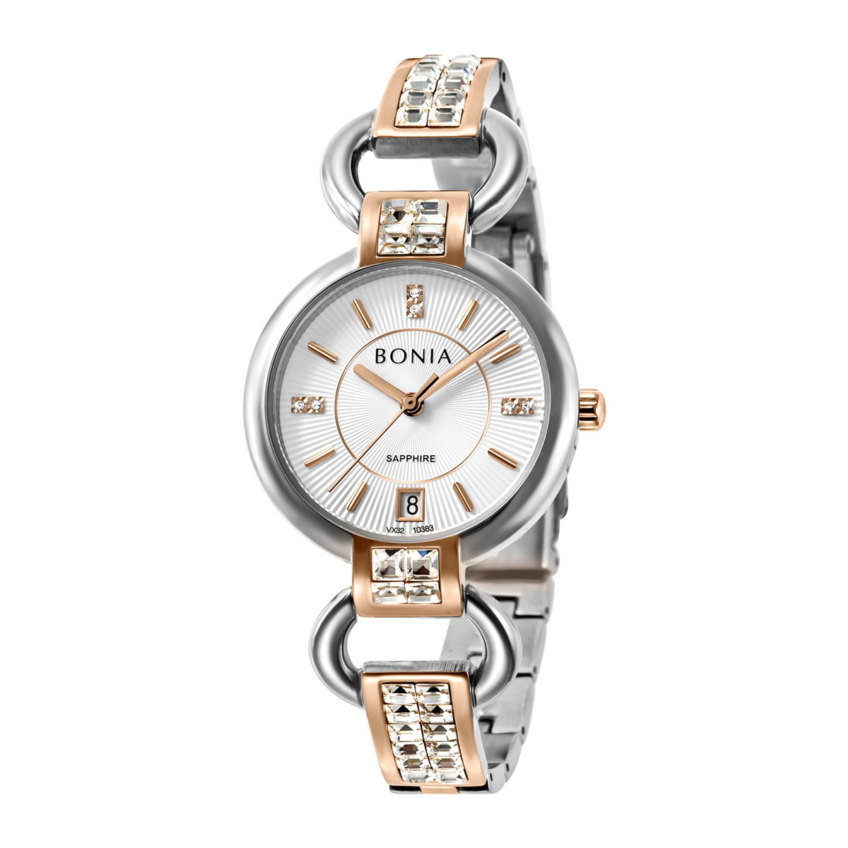 ساعت عقربه ای بونیا زنانه مدل BNB10383-2612-نقره‌ای