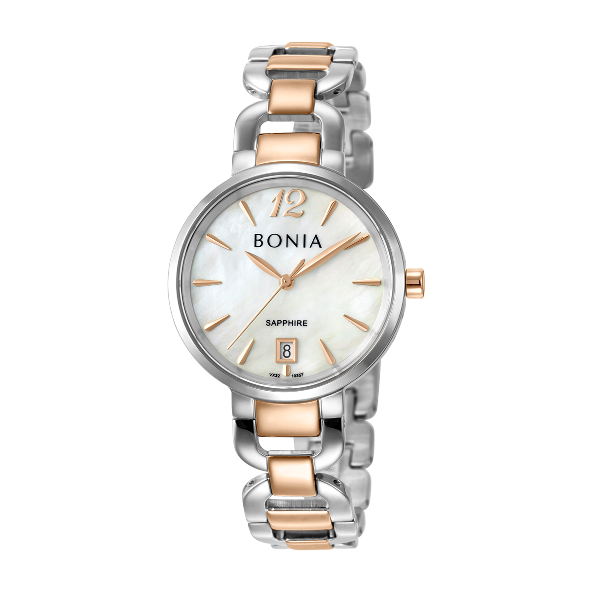 ساعت عقربه ای بونیا زنانه مدل BNB10357-2655-نقره‌ای