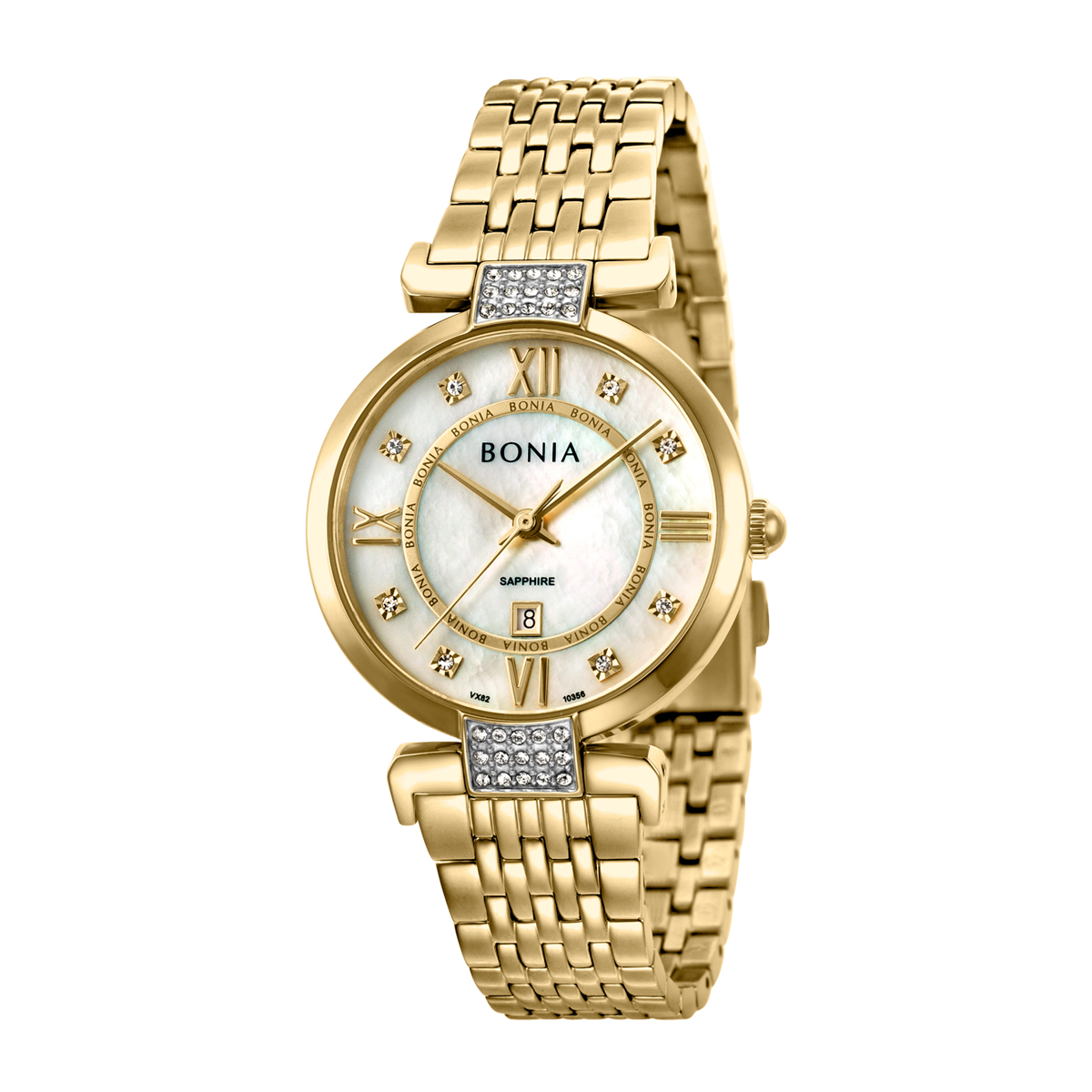 ساعت عقربه ای بونیا زنانه مدل BNB10356-2253-طلایی