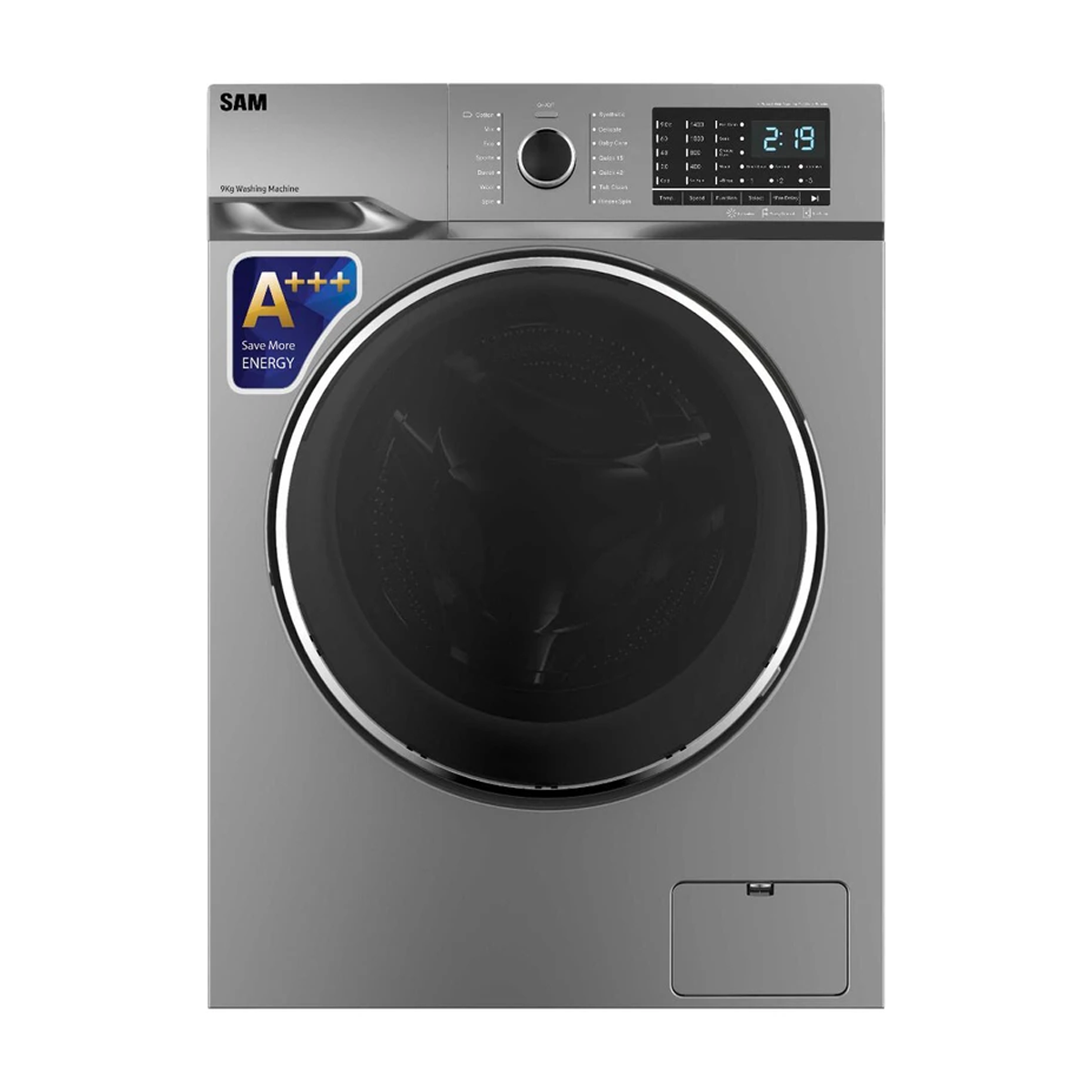 ماشین لباسشویی سام الکترونیک 9 کیلویی مدل BL-P1475