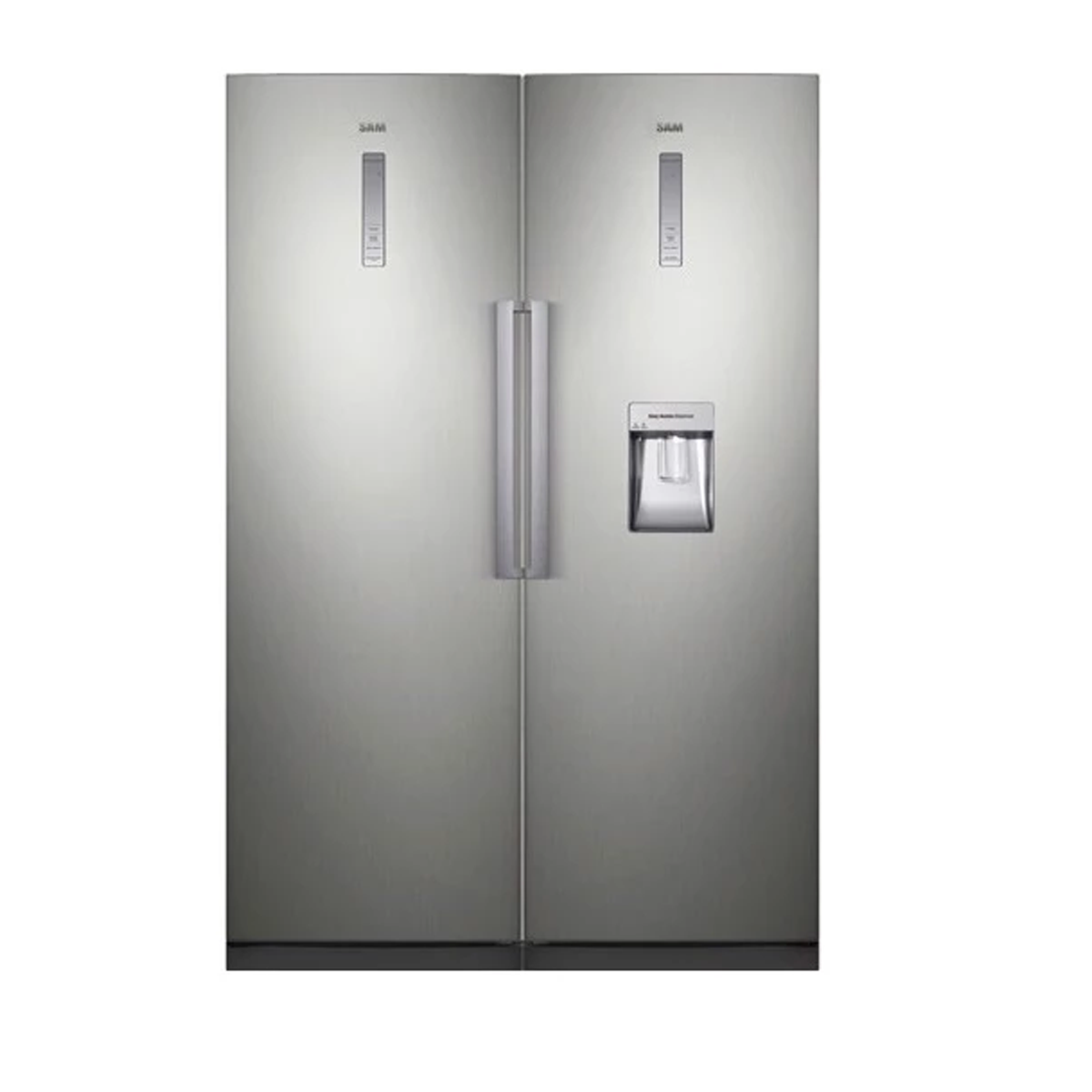 یخچال و فریزر دوقلو سام الکترونیک 40 فوت مدل RR60S-RZ60S-نقره‌ای