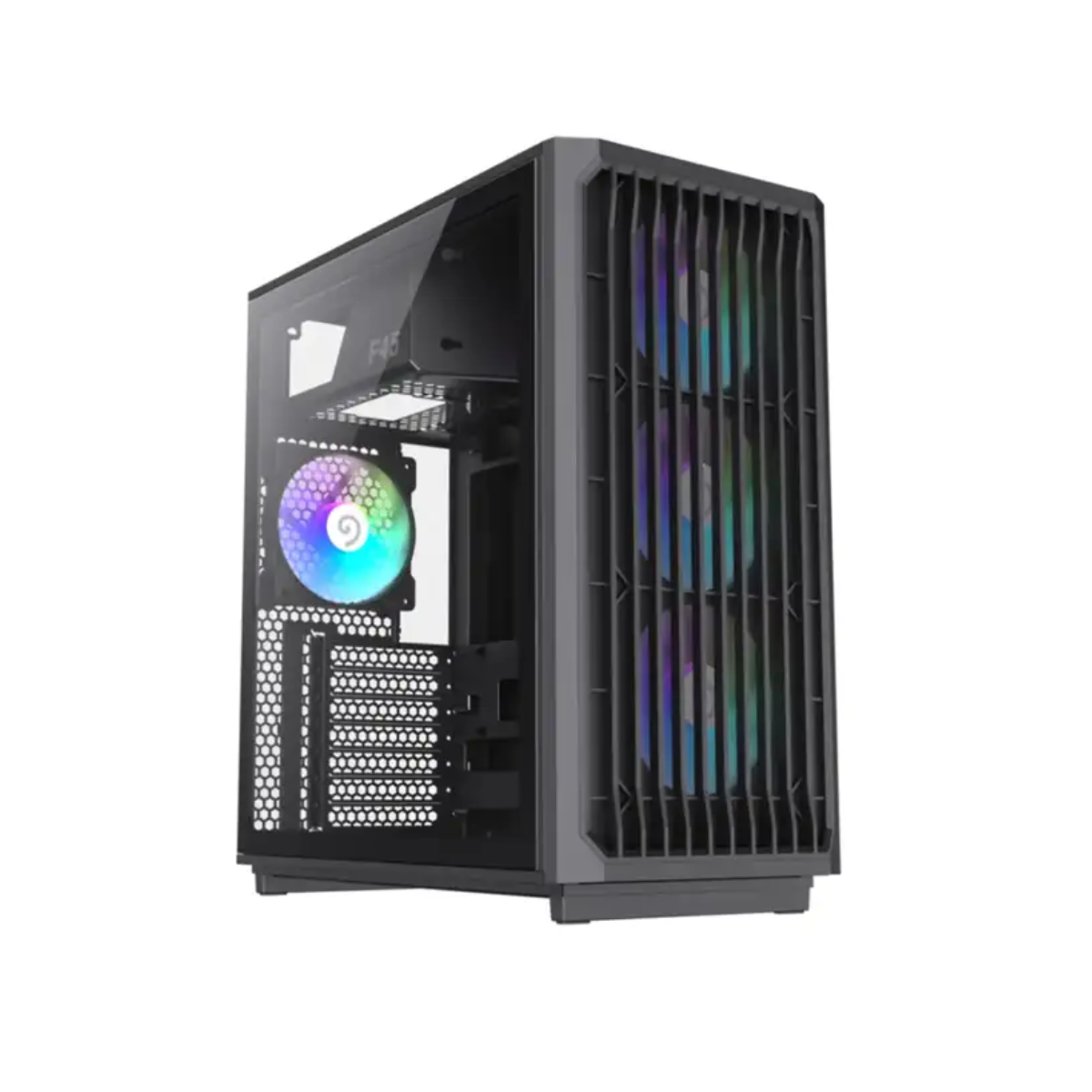 کیس کامپیوتر گیمینگ گیم مکس مدل F45-مشکی کیس کامپیوتر گیمینگ گیم مکس مدل F45-مشکی