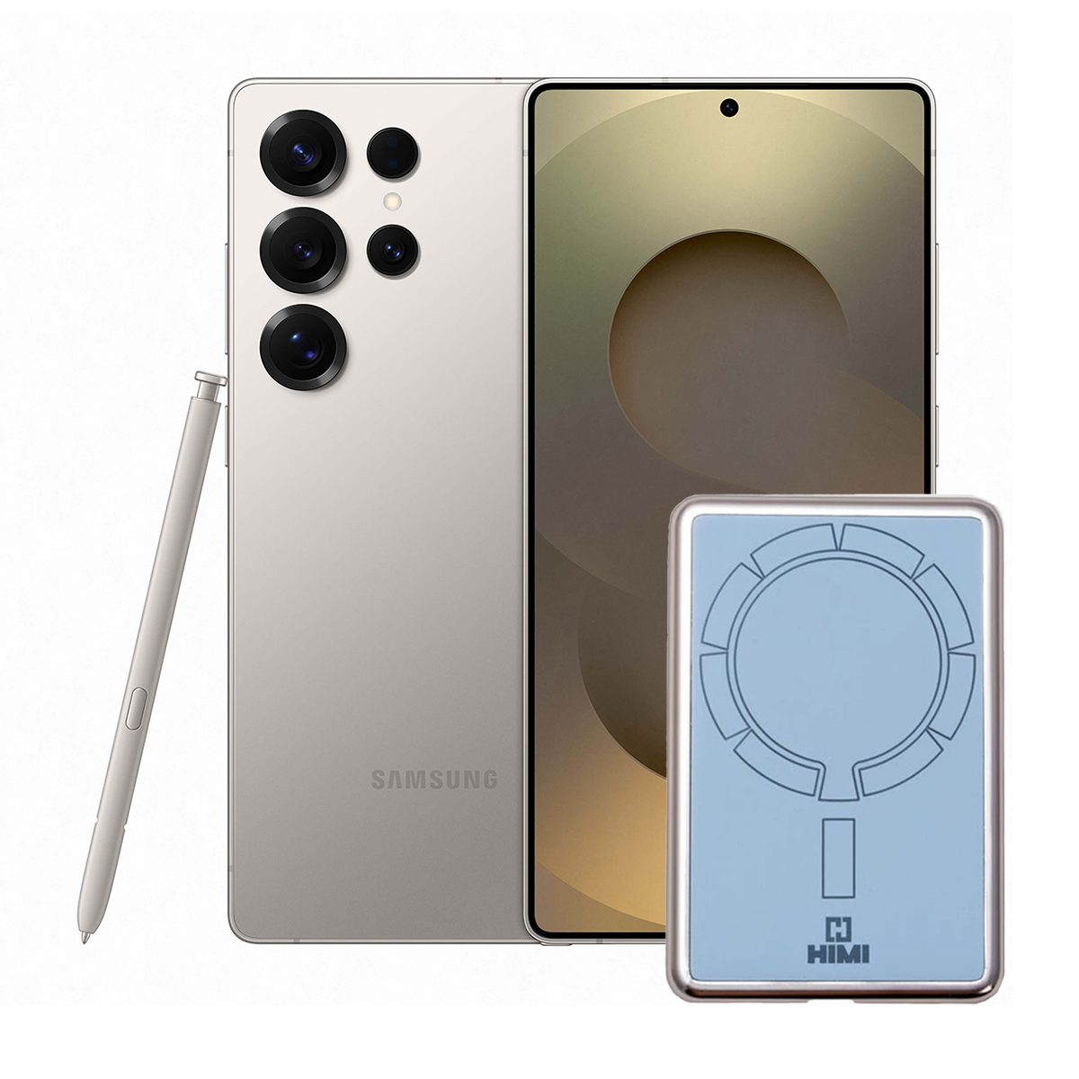 گوشی موبایل سامسونگ Galaxy S25 Ultra 5G ظرفیت 256 گیگابایت رم 12 گیگابایت - ویتنام به همراه هدیه پاوربانک هیمی مدل Volta Air ظرفیت 5000 میلی آمپر ساعت