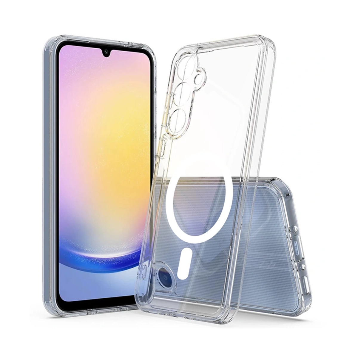 کاور طرح مگ سیف مناسب برای گوشی موبایل سامسونگ Galaxy A26-بی رنگ شفاف کاور طرح مگ سیف مناسب برای گوشی موبایل سامسونگ Galaxy A26-بی رنگ شفاف