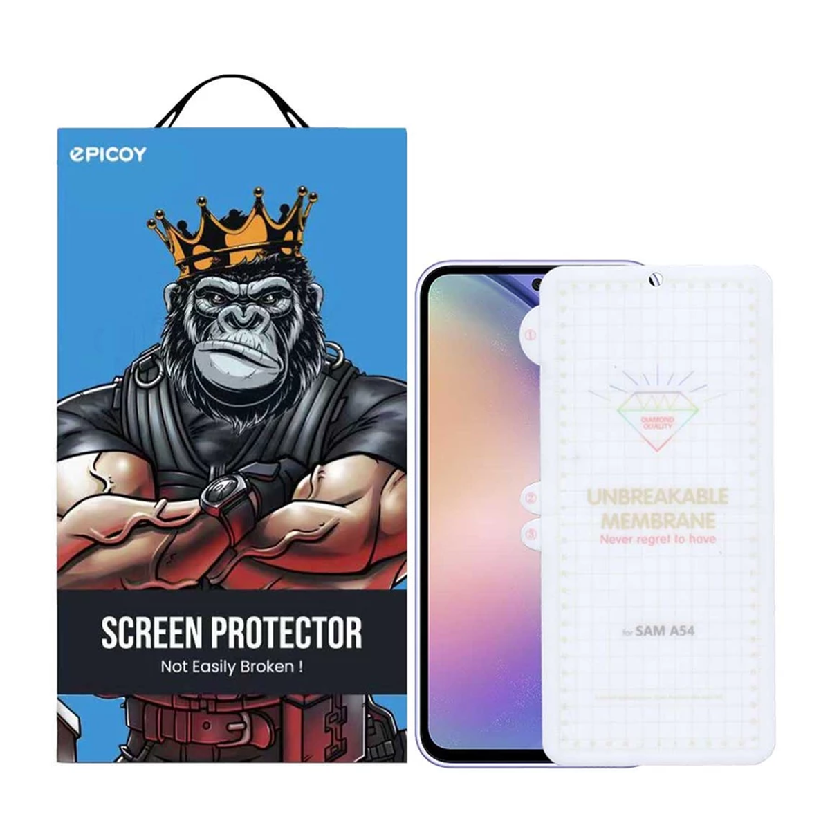 گلس گوشی سامسونگ Galaxy A54 اپیکوی مدل Hydrogel-بی رنگ شفاف