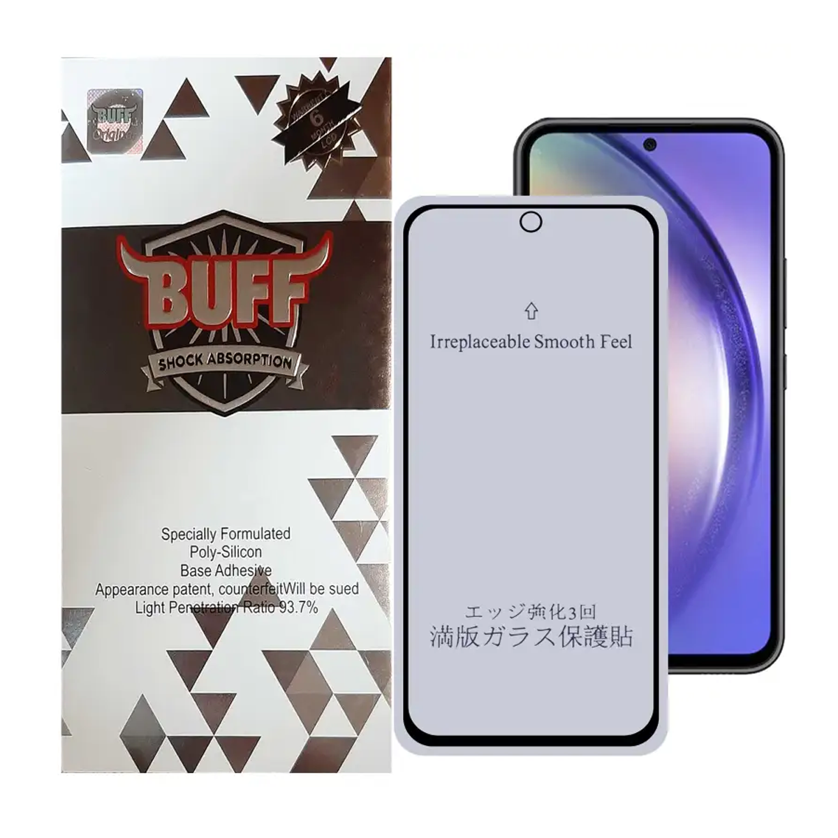 گلس گوشی سامسونگ Galaxy A54 بوف مات مدل 5D-Matte-G-مشکی