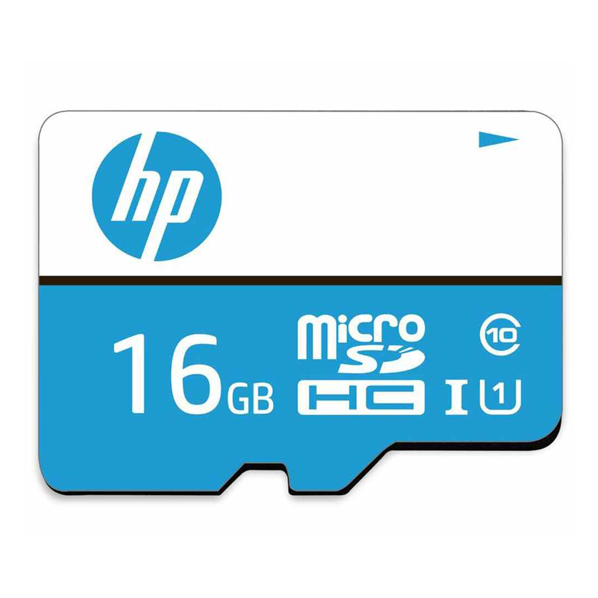 کارت حافظه‌ microSDXC اچ پی کلاس 10 استاندارد UHS-I U1 مدل HFUD016-1U1BA ظرفیت 16 گیگابایت به همراه آداپتور SD