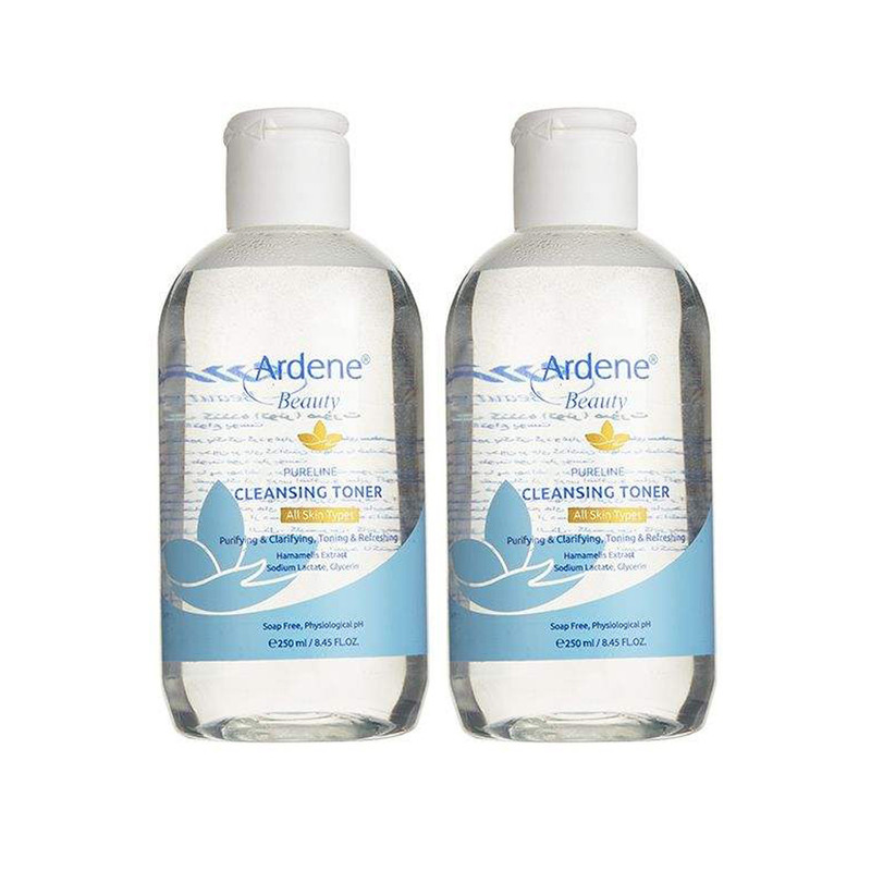 تونر پاک کننده صورت آردن بیوتی مدل Purifying حجم 250 میلی لیتر بسته 2 عددی