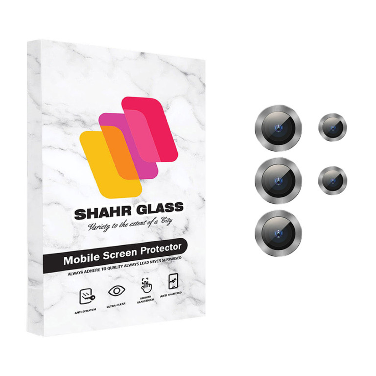 محافظ لنز دوربین گوشی سامسونگ Galaxy S22 Ultra 5G شهر گلس مدل RINGI -مشکی