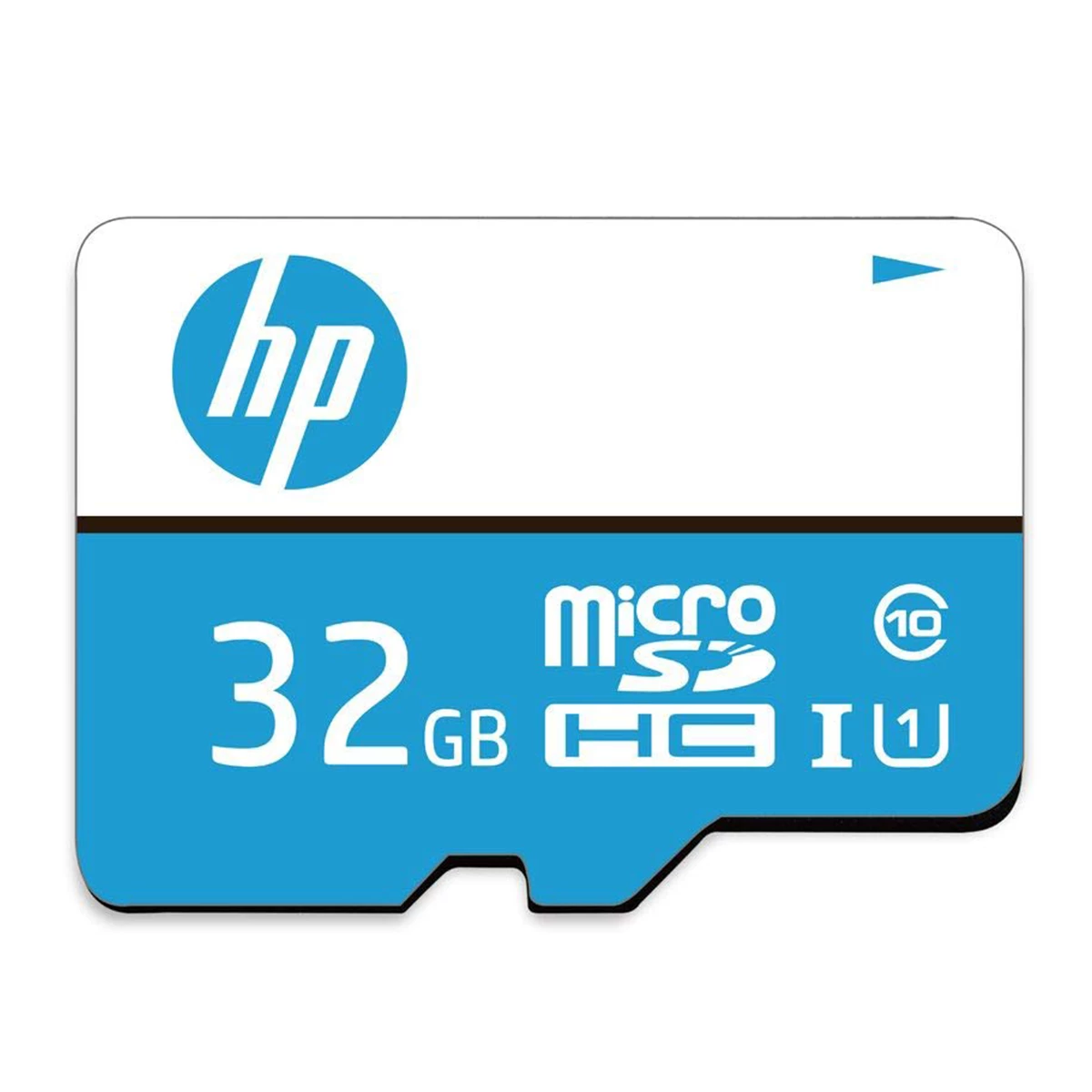 کارت حافظه‌ microSDHC اچ پی کلاس 10 استاندارد UHS-I U1 مدل HFUD032-1U1BA ظرفیت 32 گیگابایت به همراه آداپتور SD